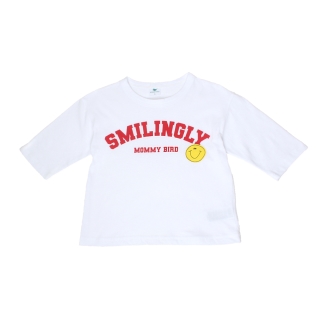 미소 7부 티셔츠 (2color)