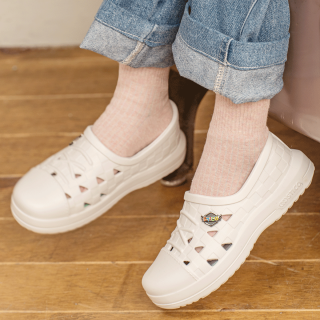 미끄럼방지 학생 실내화 | WHITE
