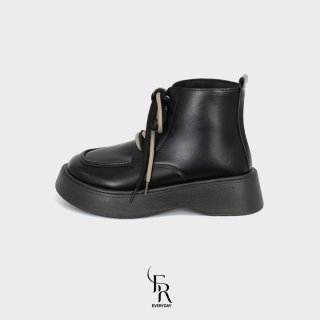 에브리데이 비스뷔 플랫폼 레이스업 워커 부츠 ED2612 | 블랙