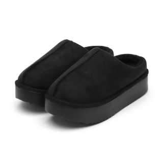 낫소 미니멀 플랫폼 방한슬리퍼 | 블랙