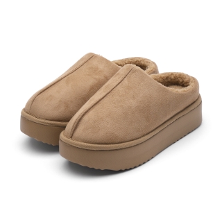 낫소 미니멀 플랫폼 방한슬리퍼 | 베이지